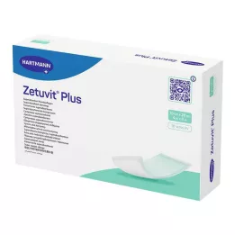 ZETUVIT plus extra -strong sací compr.steril 10x20 cm, 10 ks