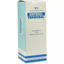 ENTERO TEKNOSAL Žvýkací tablety, 50 ks