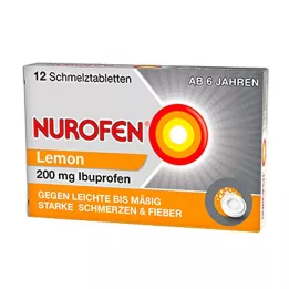 NUROFEN 200 mg Lemon tavitelné tablety, 12 ks