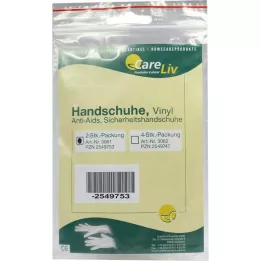 HANDSCHUHE Vinyl Anti Aids, 2 ks