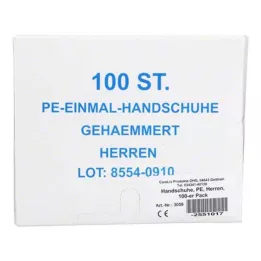 HANDSCHUHE PE Muži, 100 kusů