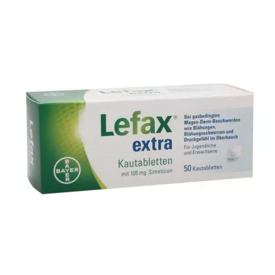LEFAX extra žvýkací tablety, 50 ks LEFAX extra žvýkací tablety, 50 ks