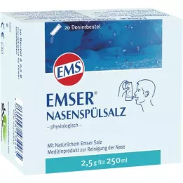EMSER nos oplachování soli fyziologicky btl., 20 ks