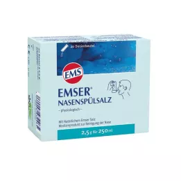 EMSER Fyziologická láhev se solí na vyplachování nosu, 20 ks