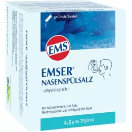 EMSER Fyziologicky oplachování sůl nosu Btl., 50 ks