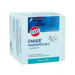 EMSER Fyziologická láhev se solí na vyplachování nosu, 50 ks