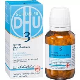 BIOCHEMIE DHU 3 tablety Ferrum Phosforicum D 12, 200 ks