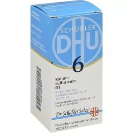 BIOCHEMIE DHU 6 Kalium sulfuricum D 3 tablety, 200 ks