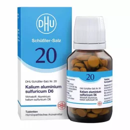 BIOCHEMIE DHU 20 hliníkových hliníku draselný.sulfur.d 6 tabletů, 200 ks
