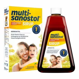 MULTI SANOSTOL Sirup bez přidaného cukru, 260 g