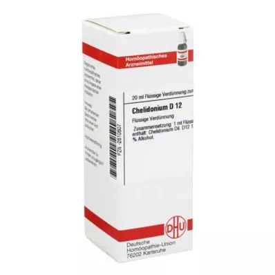 CHELIDONIUM D 12 Ředění, 20 ml CHELIDONIUM D 12 Ředění, 20 ml