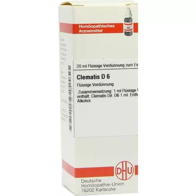 CLEMATIS D 6 Ředění, 20 ml