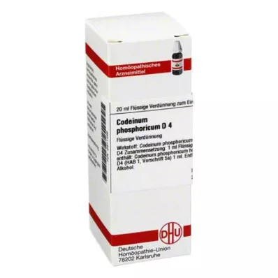 CODEINUM PHOSPHORICUM D 4 Ředění, 20 ml