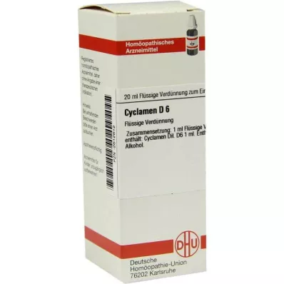 CYCLAMEN D6 ředění, 20 ml CYCLAMEN D6 ředění, 20 ml
