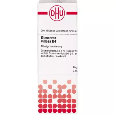 Dioscorea Villos D 4, 20 ml Dioscorea Villos D 4, 20 ml