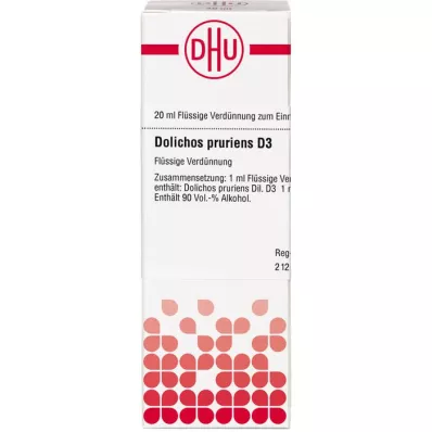 DOLICHOS PRURIENS D3 ředění, 20 ml