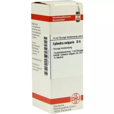 EPHEDRA VULGARIS D4 ředění, 20 ml