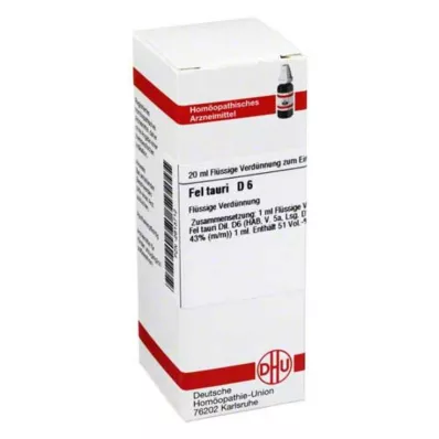 FEL TAURI D6 ředění, 20 ml FEL TAURI D6 ředění, 20 ml