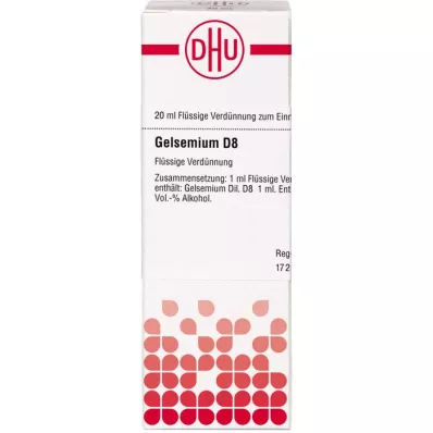 GELSEMIUM D 8 Ředění, 20 ml