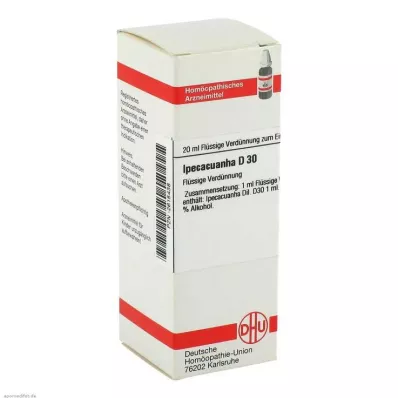 IPECACUANHA D 30 Ředění, 20 ml