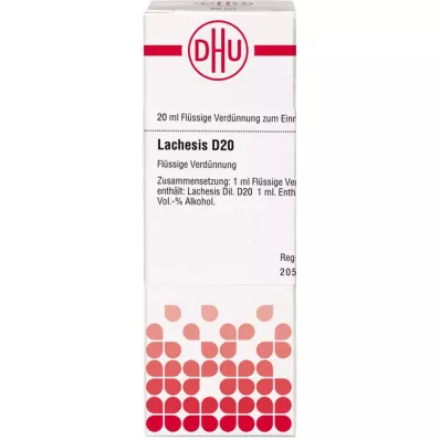 LACHESIS D 20 Ředění, 20 ml