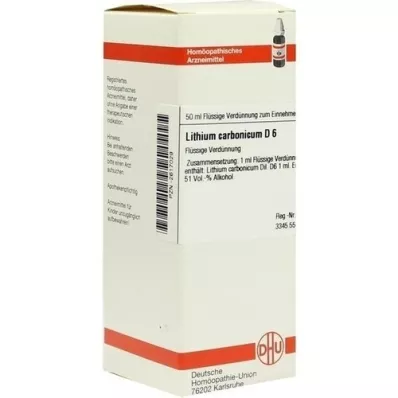 Lithium CARB D 6, 50 ml Lithium CARB D 6, 50 ml