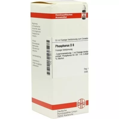 PHOSPHORUS D 8 Ředění, 50 ml