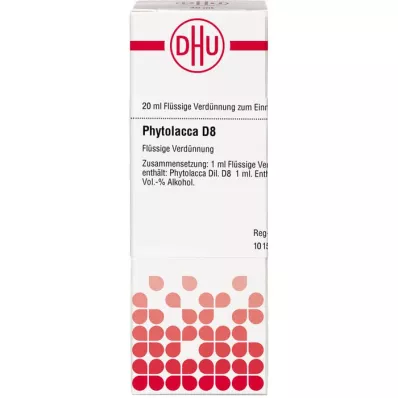 PHYTOLACCA D 8 Ředění, 20 ml