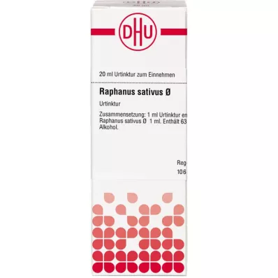 RAPHANUS SATIVUS Urtton, 20 ml