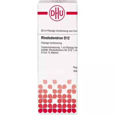 RHODODENDRON D 12 Ředění, 20 ml