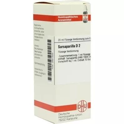 SARSAPARILLA D2 ředění, 20 ml