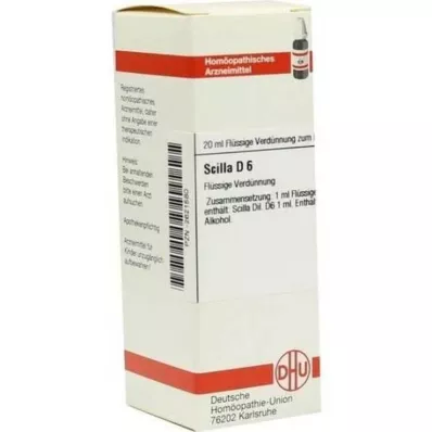 SCILLA D6 ředění, 20 ml