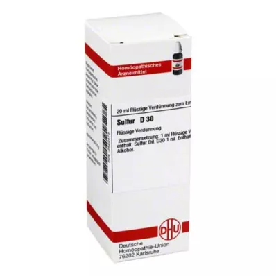 SULFUR D 30 Ředění, 20 ml SULFUR D 30 Ředění, 20 ml