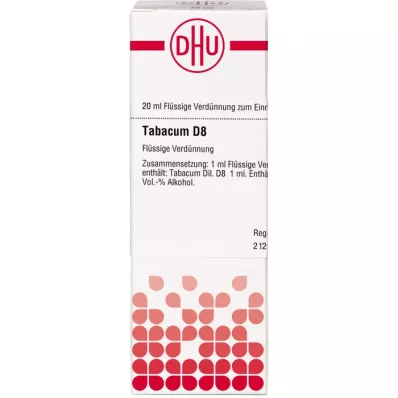 TABACUM D 8 Ředění, 20 ml TABACUM D 8 Ředění, 20 ml