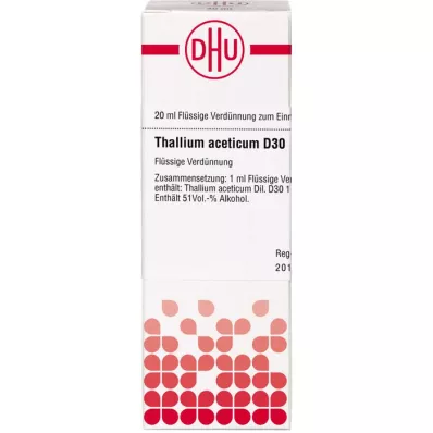 Thallium ACET D30, 20 ml