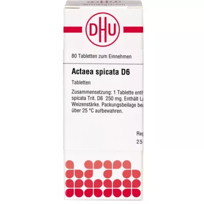 Actaea Spic D 6, 80 ks
