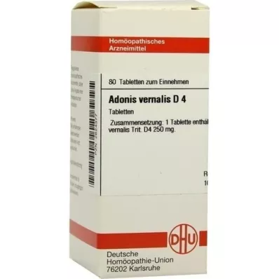 Adonis Vernalis D 4, 80 ks