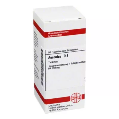 AESCULUS D 4 tablety, 80 ks
