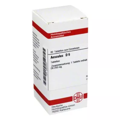 AESCULUS D 6 tablet, 80 ks