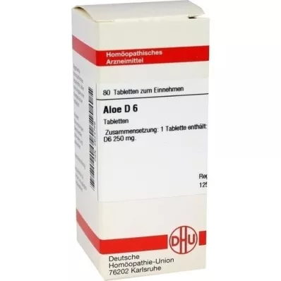 Aloe D 6, 80 ks