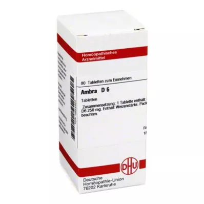 AMBRA D 6 tablet, 80 ks