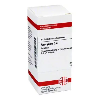 APOCYNUM D 4 tablety, 80 ks APOCYNUM D 4 tablety, 80 ks