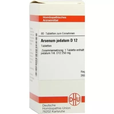 ARSENUM JODATUM d 12 tablet, 80 ks ARSENUM JODATUM d 12 tablet, 80 ks