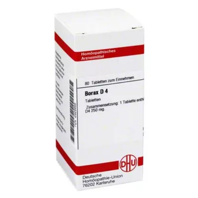 BORAX D 4 tablety, 80 ks