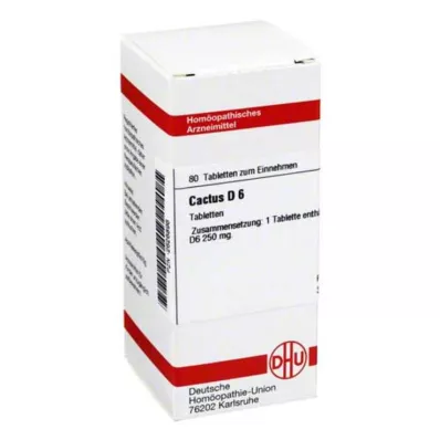 CACTUS D 6 tablet, 80 ks