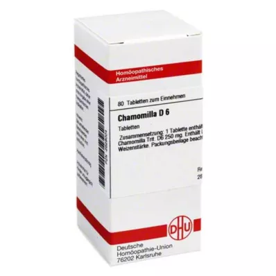 CHAMOMILLA D 6 tablet, 80 ks