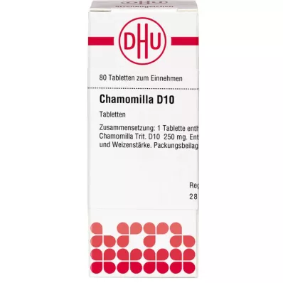 CHAMOMILLA d 10 tablet, 80 ks