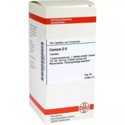 CONIUM d 6 tablety, 200 ks