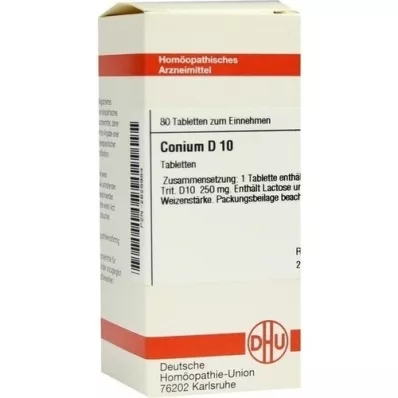 CONIUM D 10 tablet, 80 ks