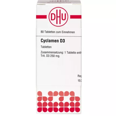 CYCLAMEN d 3 tablety, 80 ks CYCLAMEN d 3 tablety, 80 ks